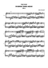 In minor tones arias No.4