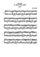 In minor tones arias No.5
